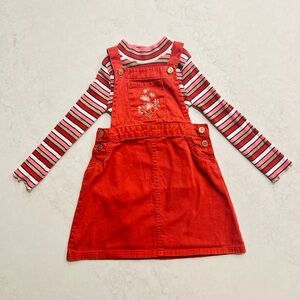 Girls Fall Jumper and Long Sleeve Matching Set Size Small